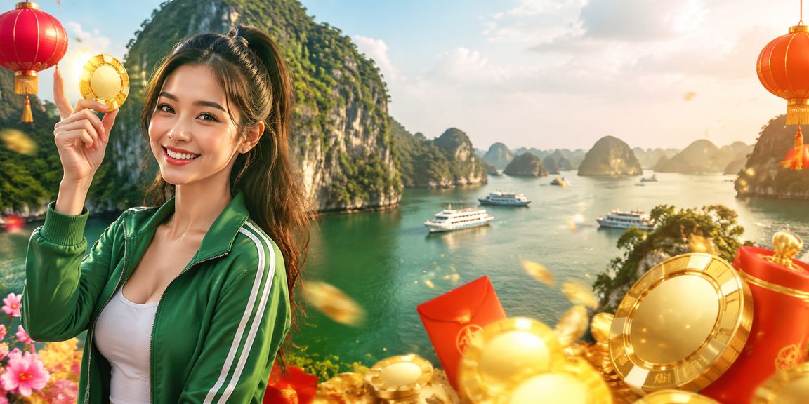 Khung cảnh vịnh Hạ Long nổi tiếng, biểu tượng cho sự thịnh vượng và phát triển của xsmn5